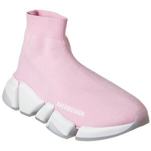 Balenciaga Light Pink Knit Sneakers